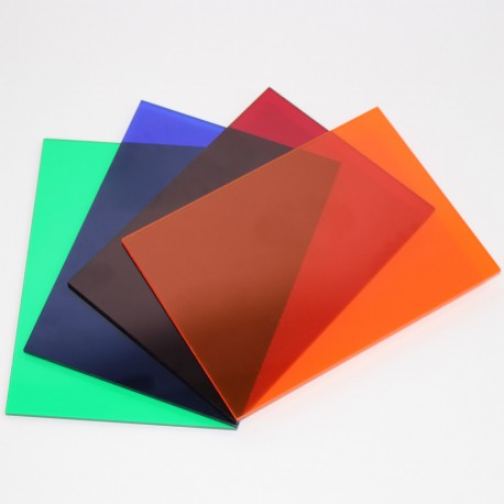 Akryl farvet støbt Crylux™ transparent 