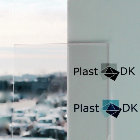 Standard plader extruderet transparent PETG